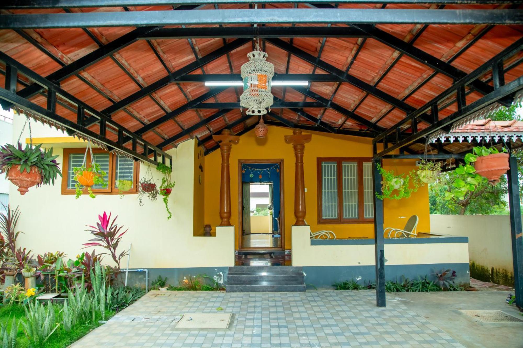 A Chettinad Villa In Coimbatore On The Way To Adiyogi And Nearer To Maruthamalai מראה חיצוני תמונה
